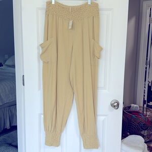 FP Flexin’ Low-Rise Smocked Pants